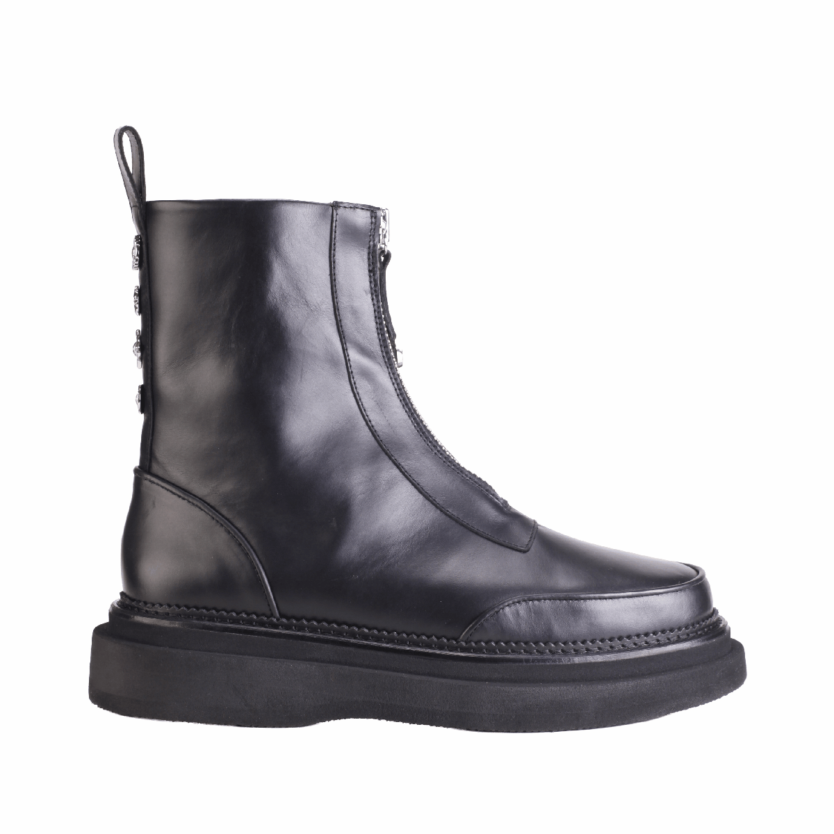  Toga Virilis AJ1430 Black leather boots man
