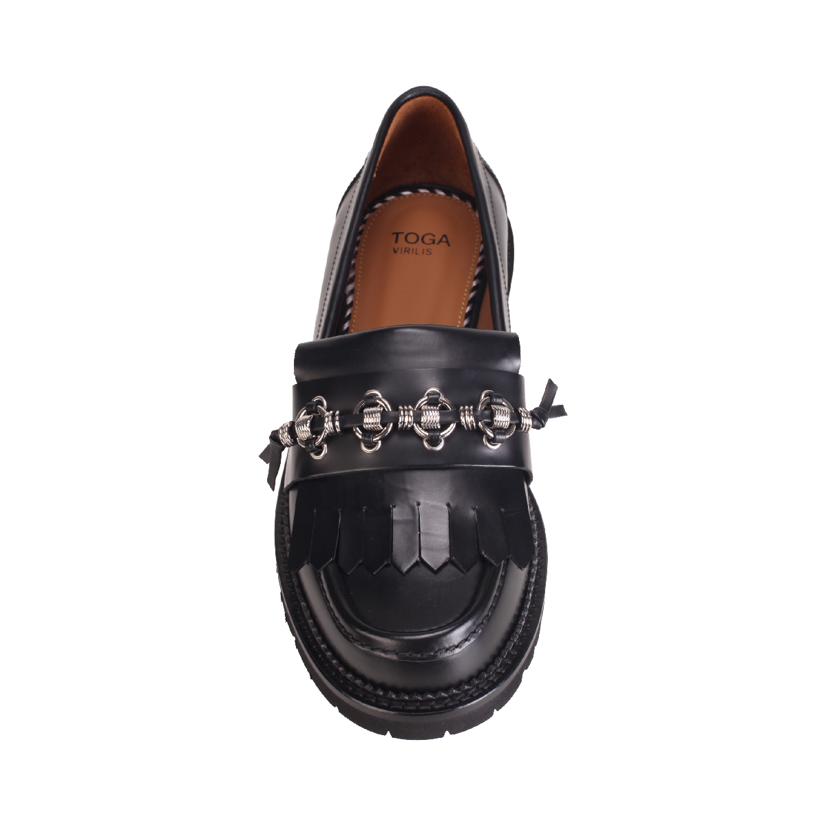 Toga Virilis AJ1473 black leather loafer man