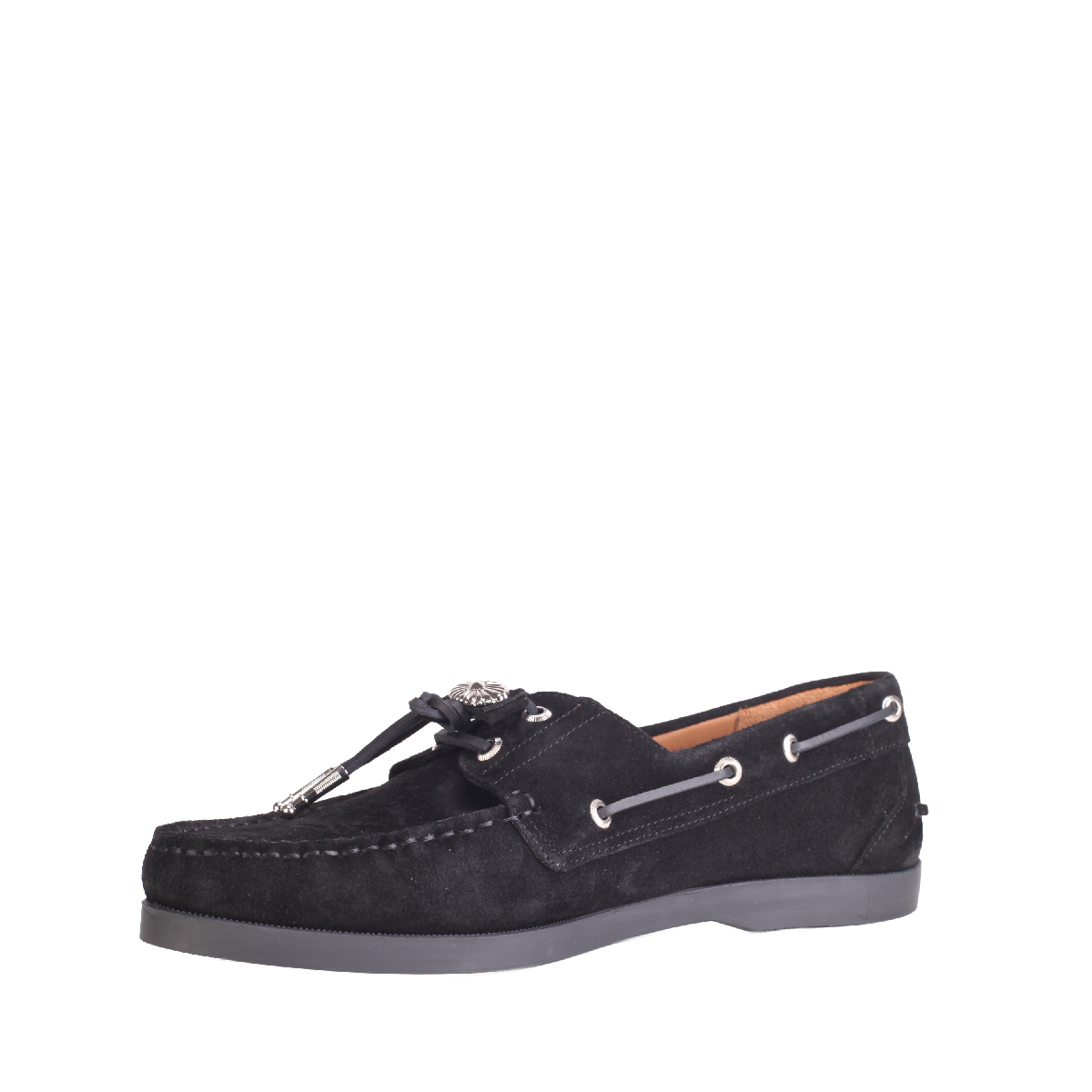  Toga virilis aj1486 black suede boat shoes man 