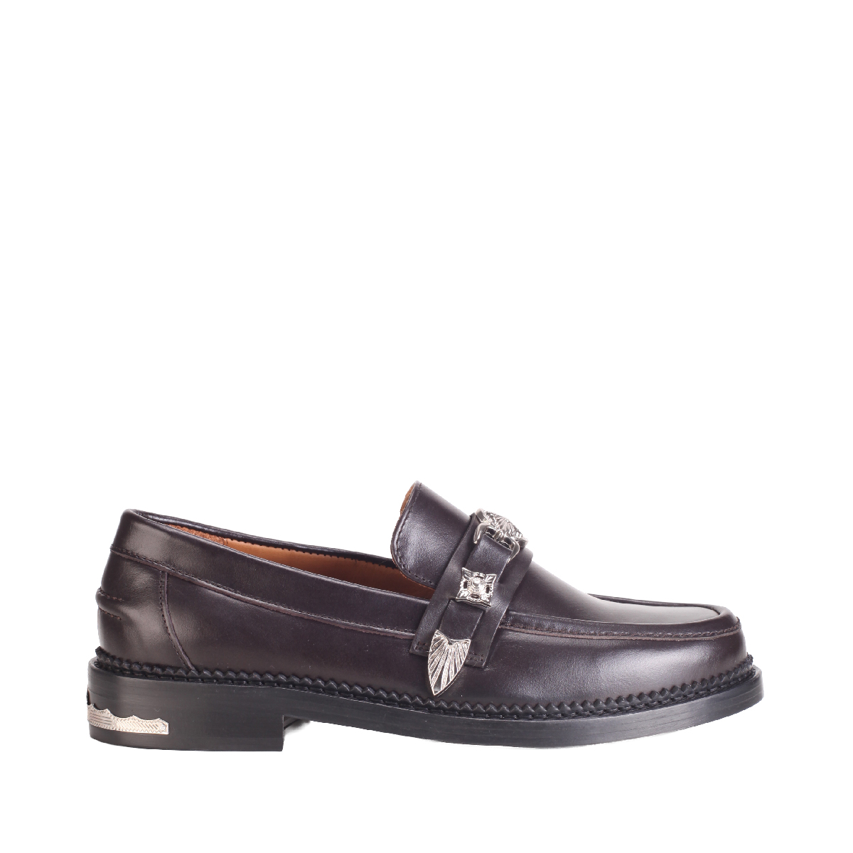 Toga virilis AJ826 brown leather loafer 
