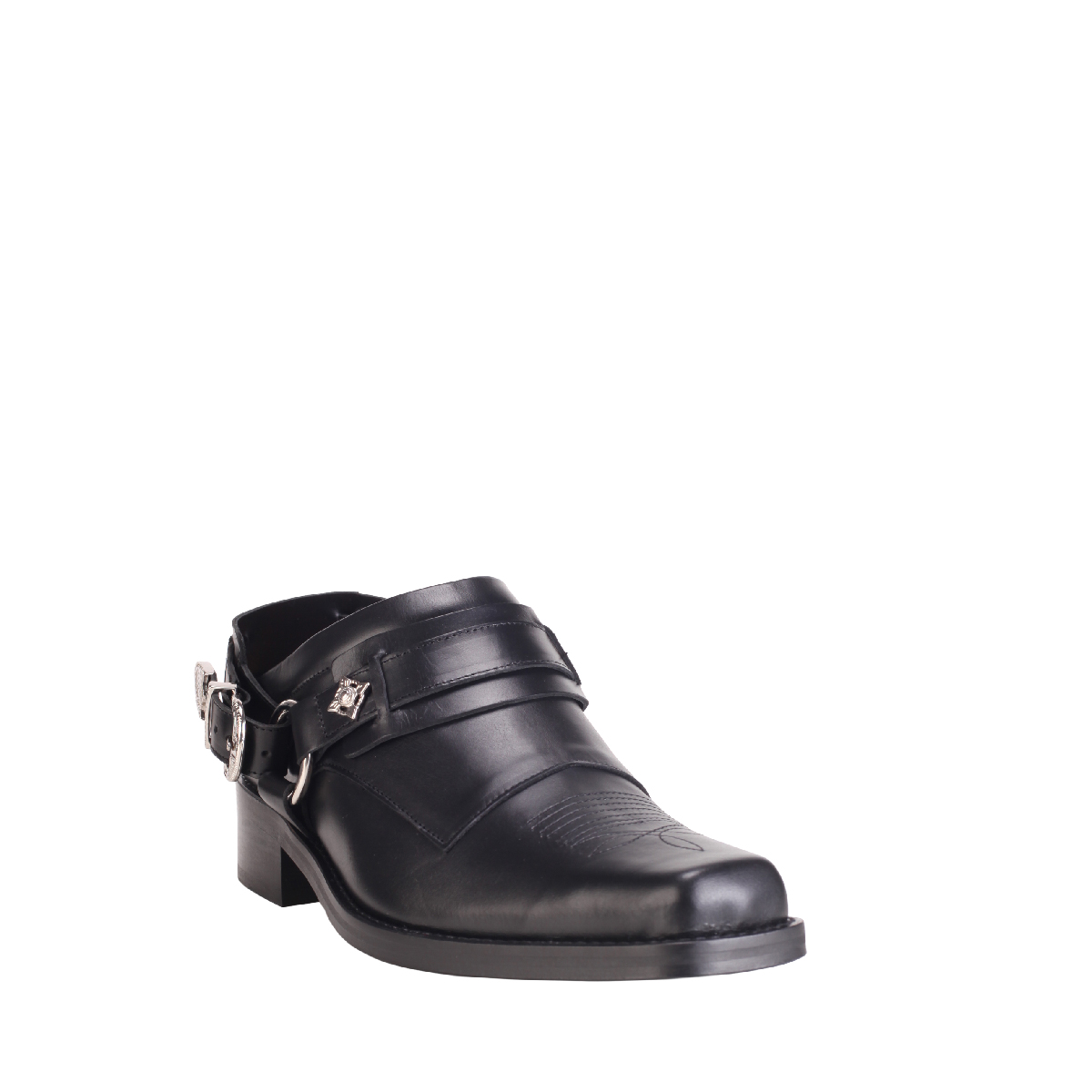  AJ910 Leather shoes black men 