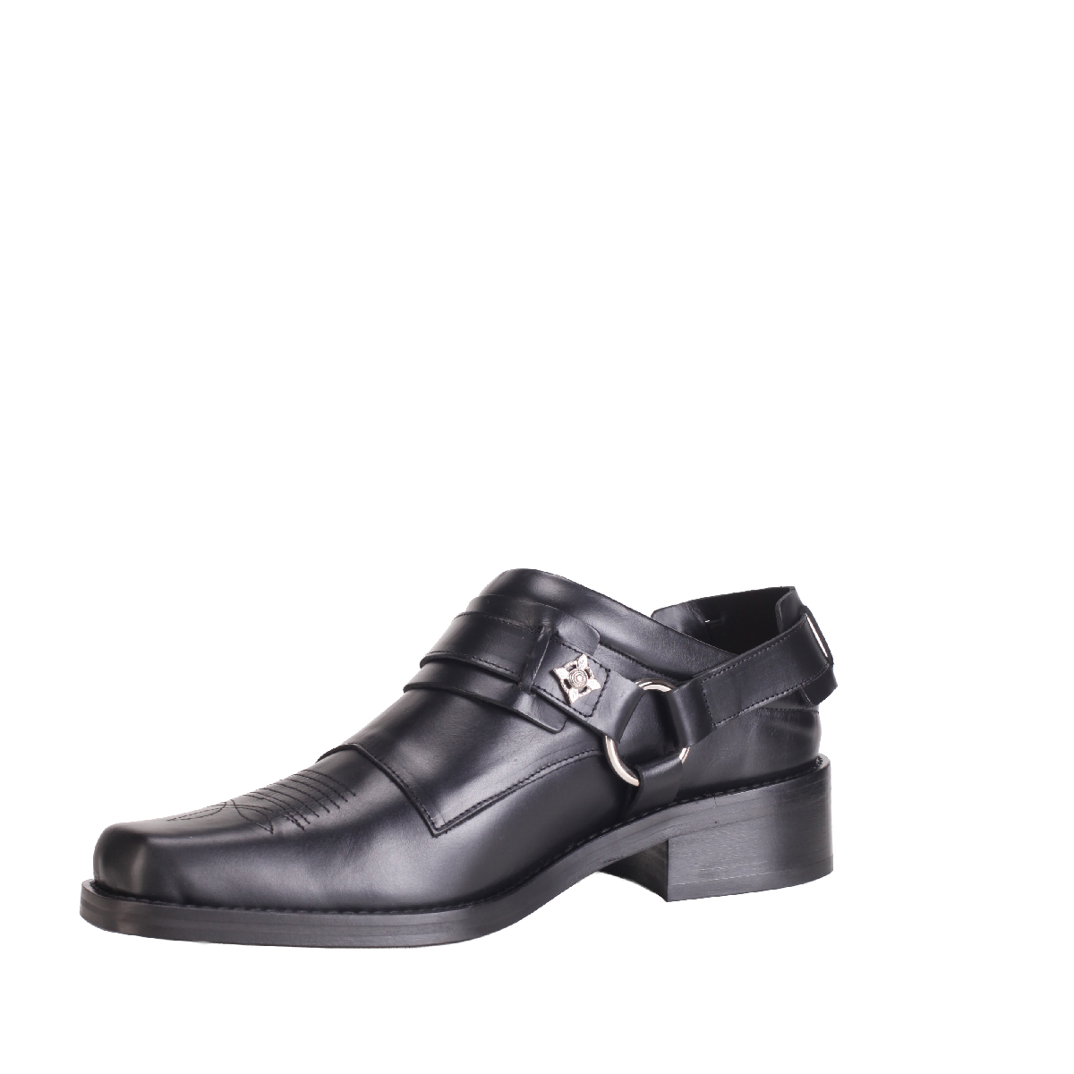  AJ910 Leather shoes black men 