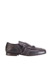 Nullus monk shoes black leather man