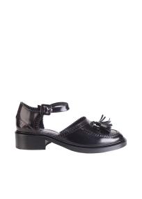Nicole Saldaña Margaret black brown shoes woman 