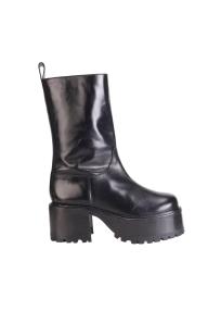 Nicole Saldaña Stevie platform heel boots woman