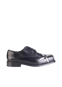 Stefan Cooke square lace shoes leather black man