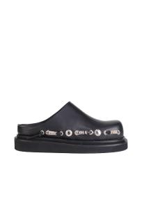 AJ1380 leather slippers black women 
