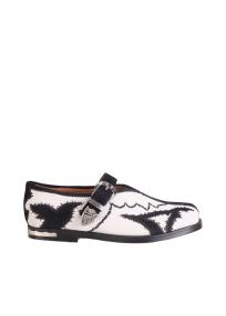 Toga Pulla AJ1405 white suede loafer woman 