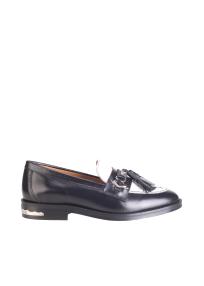 Toga Pulla AJ1414 black white loafer leather woman