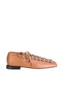 Toga Pulla AJ1452 leather Tan Flat shoes women 