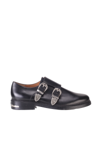 AJ1175 Leather Loafers black men 