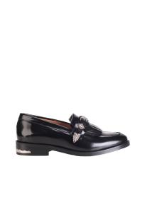 AJ1324 leather loafer black men 