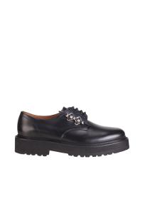 Toga virilis aj1468 black lace shoes man 