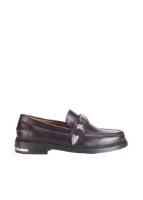 Toga virilis AJ826 brown leather loafer 